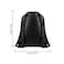 FEPITO 22 Pack Drawstring Bags String Backpack Bulk School Backpack Bag Sack Cinch Bag Sport Bags for Gym Traveling Black