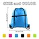 KUUQA 16Pcs Drawstring Backpack with Zipper Pocket Cinch Sack Bulk String BagsColorful