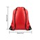 FEPITO 22 Pack Drawstring Bags String Backpack Bulk School Backpacks for Gym Traveling Red