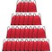 Grneric Drawstring Bags 28 Pcs String Backpack Bulk Cinch Bag Sackpack for Men Women GymRed