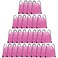 Grneric Drawstring Backpack Bulk 28 PCS Drawstring Bags String Backpack Cinch Bag Sackpack for Men Women Gym Pink