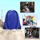 Grneric Drawstring Bags 28 PCS Drawstring Backpack Bulk String Backpack Cinch Bag Sackpack for Men Women Gym Navy Blue