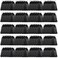 Grneric Drawstring Backpack Bulk 100Pcs Cinch BagPolyester Drawstring Bags for Gym Beach Sports Short Trip PartyBlack