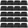 Grneric Drawstring Backpack Bulk 100Pcs Cinch BagPolyester Drawstring Bags for Gym Beach Sports Short Trip PartyBlack