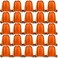 KUUQA 25Pcs Orange Drawstring Bags String Backpacks for Gym Sport Traveling