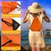 KUUQA 25Pcs Orange Drawstring Bags String Backpacks for Gym Sport Traveling