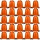 KUUQA 25Pcs Orange Drawstring Bags String Backpacks for Gym Sport Traveling