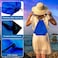 KUUQA 50Pcs Blue Drawstring Backpack Bag Sack Drawstring Bags Bulk String Bags Storage Bags for Sport Gym Traveling
