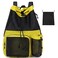 Lohol Large Mesh Drawstring Backpack with Shoe Bag Durable Swimming String Sack with Handle for Sports Gym Yoga Beach Travel Yellow