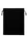 EFENDIZ Large velvet drawstring pouch red velvet lining Inside11 x 135 in black bag