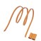 BAIXUEJI Vachetta Drawstring for Noe Bucket Bag GM Backpack Drawstring Beige YellowL2