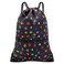 HOLYLUCK Drawstring Backpack Bag Sport Gym Sackpack Black dog paw prin