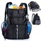 VIGEGARI Large Beach Backpack Waterproof Sandproof Customized Oversized Drawstring Pool Bag with Shoe Compartment for Toiletries Towels Gym Travel