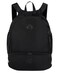 RHDZO Drawstring Backpack Gym Backpack with Shoe Compartment for Men Women String Sports Bag with Wet Pocket Cinch Swim Beach Bag Large Black