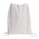 TBF Cotton Drawstring Backpack Gym Sack Canvas Cinch Sport Pack for Men Women White Set of 12