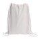 TBF Cotton Drawstring Backpack Gym Sack Canvas Cinch Sport Pack for Men Women White Set of 12
