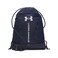 Under Armour Unisex Hustle Sackpack 410 Midnight NavyMidnight NavyMetallic Silver One Size Fits Most
