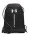 Under Armour Unisex Hustle Sackpack 001 BlackBlackWhite One Size Fits Most