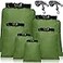 Shappy 6 Pcs Waterproof Dry Bag Set 6 Sizes Lightweight Sacks and Long Adjustable Shoulder Strap Outdoor Water Proof Keep Gear Dry Bag Stuff Sacks for Backpacking Boating Hiking Camping Green