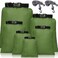 Shappy 6 Pcs Waterproof Dry Bag Set 6 Sizes Lightweight Sacks and Long Adjustable Shoulder Strap Outdoor Water Proof Keep Gear Dry Bag Stuff Sacks for Backpacking Boating Hiking Camping Green