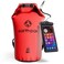 Earth Pak Waterproof Dry Bag Roll Top Waterproof Backpack Sack Keeps Gear Dry for Kayak with Waterproof Phone Case