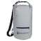 Skog Kust DrySak Roll Top Waterproof Bag for Travel Outdoors 20L Grey