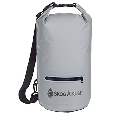 Skog Kust DrySak Roll Top Waterproof Bag for Travel Outdoors 20L Grey
