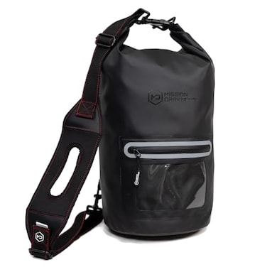 Mission Darkness Dry Shield Faraday Tote 15L Waterproof Dry Bag for Electronic Device Security Transport Signal Blocking AntiTracking EMP CME Shield Data Privacy for Mobile Devices