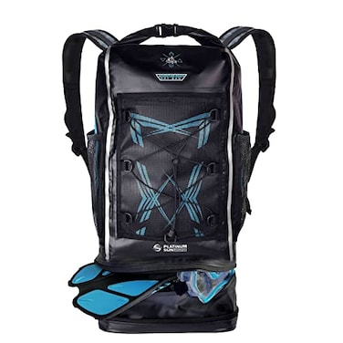 Platinum Sun Dry Bag Backpack Waterproof 40L Heavy Duty RollTop beach bag with Compartment for Dirty Stuff for Travel Hiking Boating