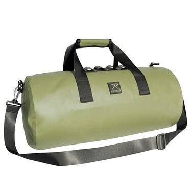 Rothco Waveguard Waterproof Duffle Bag Dry Storage Duffel Hiking Boating Kayaking Canoeing Travel Beach Sack Olive Drab