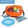 Lewis N. Clark Lewis N Clark WaterSeals Locking Backpack Waterproof Bag AntiTheft Combination Lock For Men Women Orange
