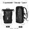 AFISHTOUR 45L Waterproof Backpack for Men and Women Heavy Duty RollTop Floating Dry Bag Backpack for Kayaking Rafting Boating Beach Black