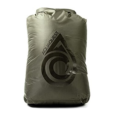 AquaQuest Rogue Dry Bag 20L Olive Drab 100 Waterproof Roll Top Gear Hauler