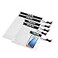 HEETA 5Pack Clear Waterproof Dry Bag Pouch Water Tight Cases Dry Bags Document Holder for Camera Mobile Phone Maps Kayaking Boating Black