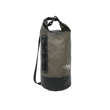Pelican ExoDry 10L Small Drybag Waterproof Shoulder Strap Thick Lightweight Roll Top Dry Compression Keeps Gear Dry for Kayaking Beach Rafting and Fishing Black