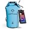 Earth Pak Waterproof Dry Bag Roll Top Waterproof Backpack Sack Keeps Gear Dry for Kayaking Beach Rafting Boating Hiking Camping and Fishing with Waterproof Phone Case