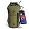 Earth Pak Waterproof Dry Bag Roll Top Waterproof Backpack Sack Keeps Gear Dry for Kayak with Waterproof Phone Case