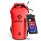 Earth Pak Waterproof Dry Bag Roll Top Waterproof Backpack Sack Keeps Gear Dry for Kayak with Waterproof Phone Case