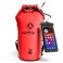 Earth Pak Waterproof Dry Bag Roll Top Waterproof Backpack Sack Keeps Gear Dry for Kayak with Waterproof Phone Case