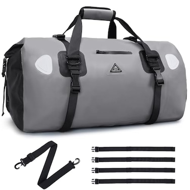 Haimont Waterproof Duffel Bag Rolltop Dry Duffel Bag with Quickfixed Straps for Motorcycling Rafting Boating SUP Kayaking Travel70L