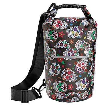 Skog Kust DrySak Roll Top Waterproof Bag for Travel Outdoors 5L Sugar Skulls