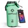 Earth Pak Waterproof Dry Bag Roll Top Waterproof Backpack Sack Keeps Gear Dry for Kayak with Waterproof Phone Case