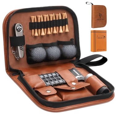 Zeceliko Golf Gifts for Men and Women Golf Accessory Set Including rangefinder Golf MultiFunction Clubs Golf Balls Golf Brushes scorekeeper Golf shafts Golf Clips and Gift Boxes