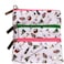 Glove It Womens 3 Zip Bag Nine and Wine