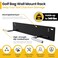 Chenteel Golf Bag Wall Mount Rack for Garage Black Steel 1 Pack Easy Install OfftheFloor Storage
