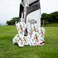 BAIRBRE Golf Alignment Stick Cover Hot Dog Design Premium Leather Golf Cover for Alignment Stick Holds 2 Sticks White