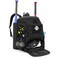 DSLEAF Baseball Backpack with 2 Bat Sleeves Softball Bag with Vented Shoe Space and Multi Pockets for Adults Patent Design