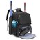DSLEAF Baseball Bag Backpack with 2 Bat Sleeves Softball Equipment Bag for Adults with Separate Shoe Compartment Up to US Mens 13