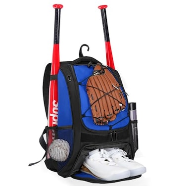 Goloni Baseball BagBackpack for Baseball TBall Softball Equipment GearSoftball Bag with Shoe CompartmentFence Hook