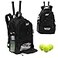 WOLT Tennis Bag Large Tennis Racket Backpack for Men Women Ventilated Shoe Compartment Holds 2 Rackets